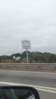 Town Of Dedham -- Dedham Sign RTE 1