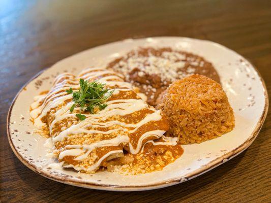 Shrimp Enchiladas - delicious!