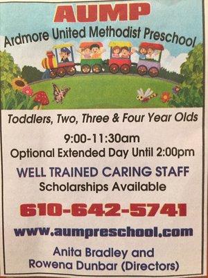 Ardmore United Methodist Pre-School