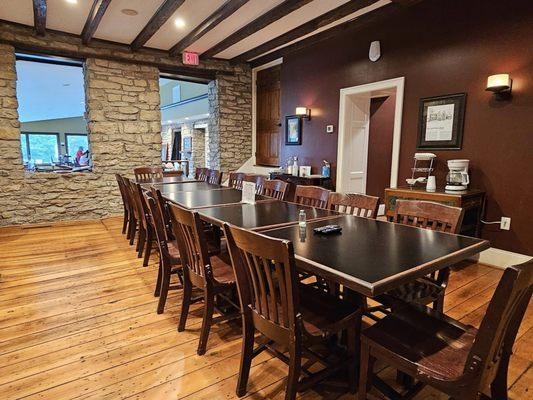 Interior dining space