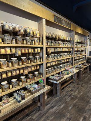 Herb and spice wall