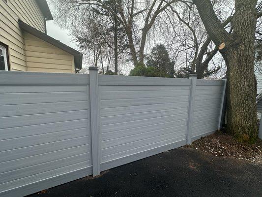 Driftwood privacy vinyl