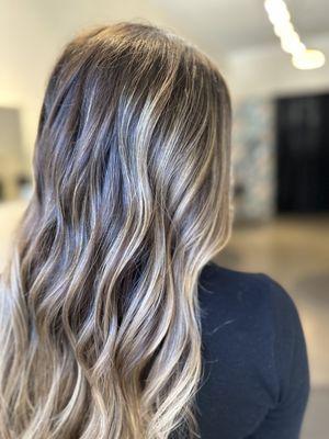 Brunette balayage