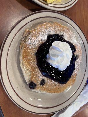 Blueberry pancakes