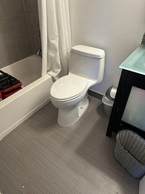 Toilet installation
