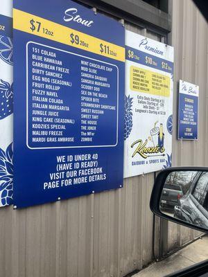 Koozies Drive Thru Daiquiri & Sports Bar