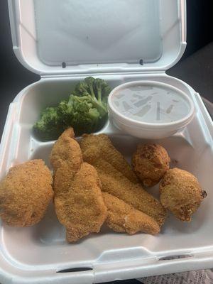 3 Piece Catfish Meal