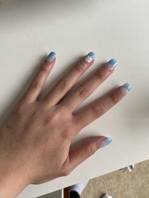 What I got. The pinky finger was "fixed" with little effort and not much attention to detail :(