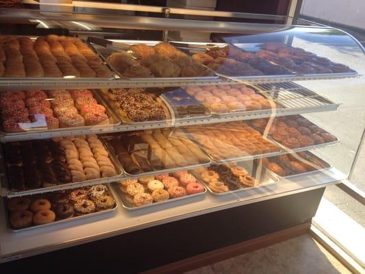Nice selection good size donuts. Cash only right now since they are new.
