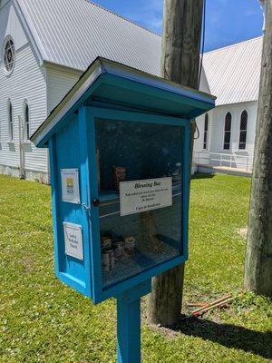 Lawtey Methodist Church Blessing Box