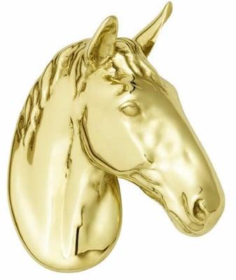 Horse head door knocker