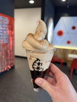 brown sugar boba soft serve