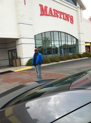 Moe headed in to his favorite store