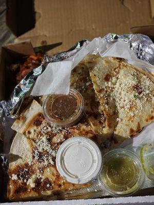 Chicken quesadilla spice level 3