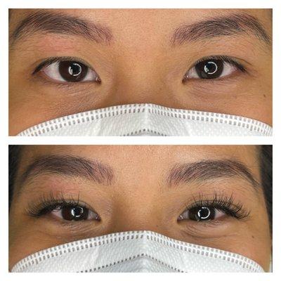 Classic lash extensions