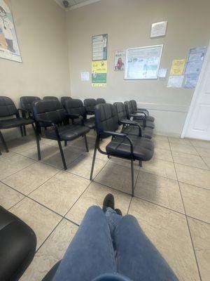 Empty since 10am but 4 hour plus wait