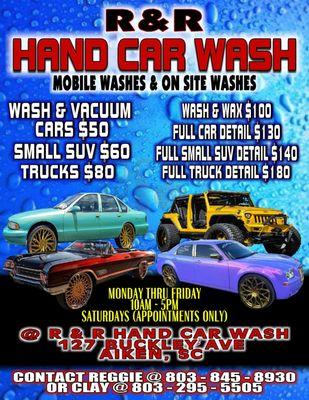 R & R Hand Carwash