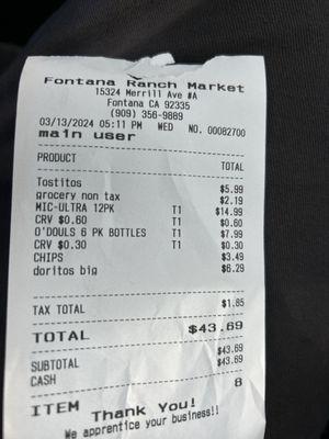 Fontana Ranch Market