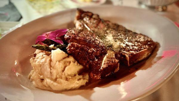 Porter house. If you came hungry, you will leave full!