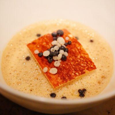 Biscuit - Vermilion Rockfish, grilled onions and jasmin