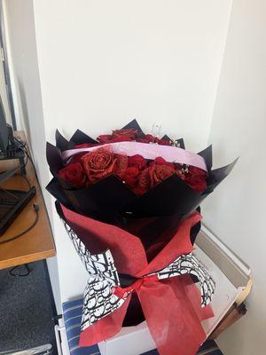 Anniversary rose bouquet