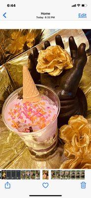 Golden Rose Ice Cream Bar