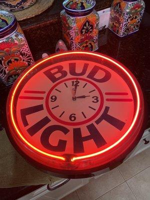 Neon clock