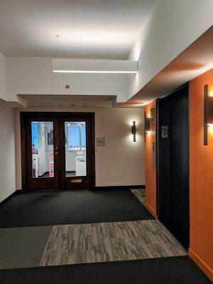 Lawyer's Building: Common Elevator Banks