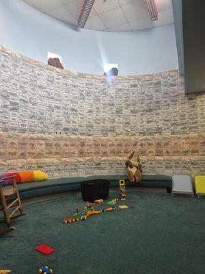 Sitting area in kids area