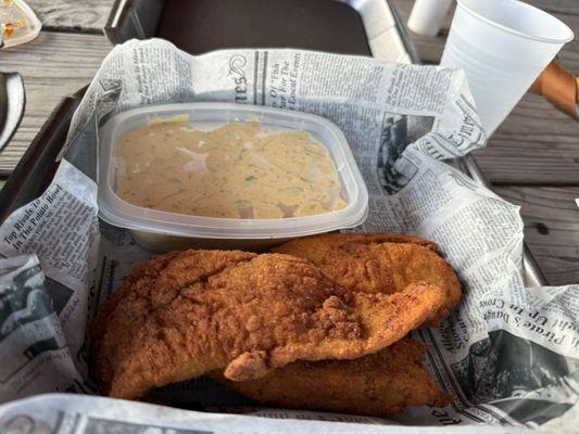 Fish basket (fried red fish)