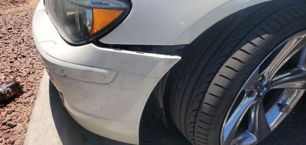 Pablo did a fantastic job..If you want an excellent body shop ProAuto Body is the place to go..Only took him a couple of hours..