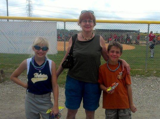 After grandkids softball game in Helotes, Texas!!! How lucky am I?!!!