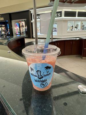 The price listed said $5 and some change but was charged $8 and change for this tiny smoothie. Definitely false advertising.