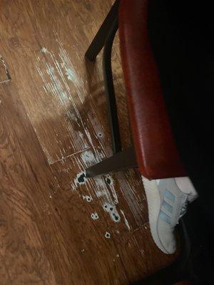 Wood floors are pretty nice it looks like they've been keeping up with the place!