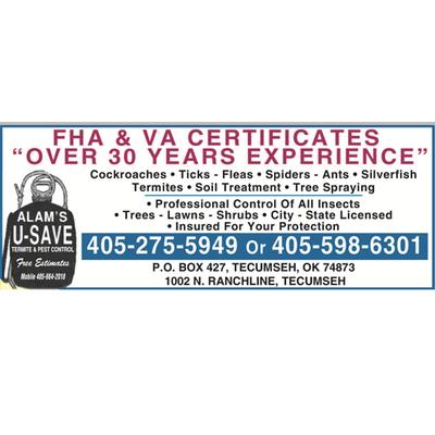 Alam's U-Save Termite & Pest Control