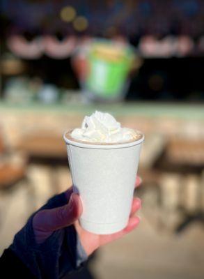 My small Baja Mocha - nice balance of mocha and warm spices like cinnamon! Very nice!