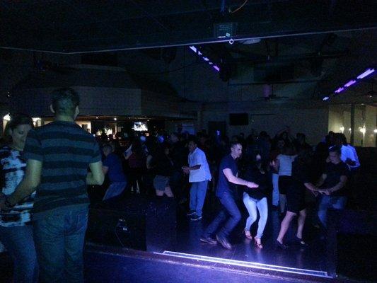 SALSA DANCING THE NIGHT AWAY