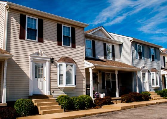 Two and three bedroom townhomes.