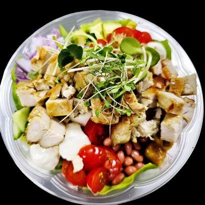 Puertorrican Salad with Chicken.