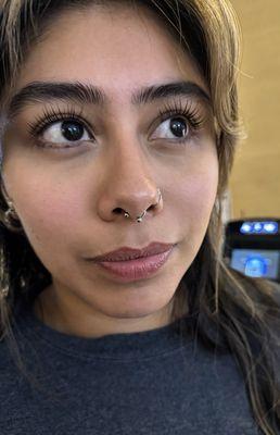 After Korean lift and tint