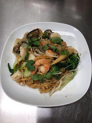Noodles stir fried