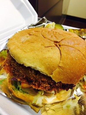 The crab cake burger was absolutely amazing