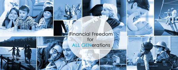 One of our goals is to guide clients of ALL GENerations reach financial freedom.