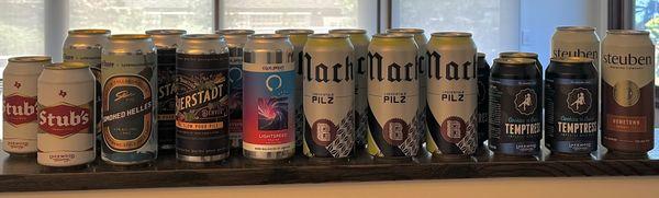 Cans of beer? We got that.