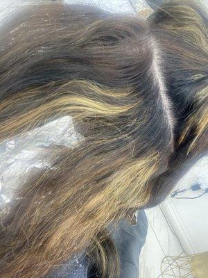 The hair I was left with