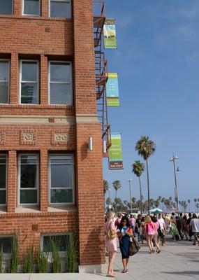 Venice Breeze Suites is at 2 Breeze Avenue and Ocean Front Walk on the beach front of the world famous Venice Beach. A hotel by LII