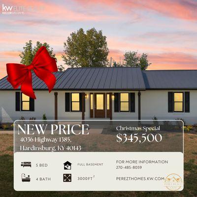 All you want for Christmas is a new house.. DM me for more info!