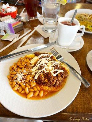 Great take on an old standard -- Huevos Rancheros.