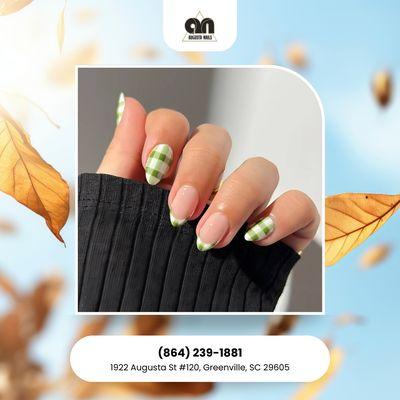 Hello fall, hello fresh nails. Make time for self-care and book your visit!