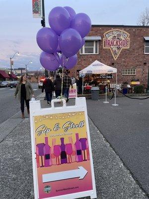 2023 Sip & Stroll event. Sumner, WA